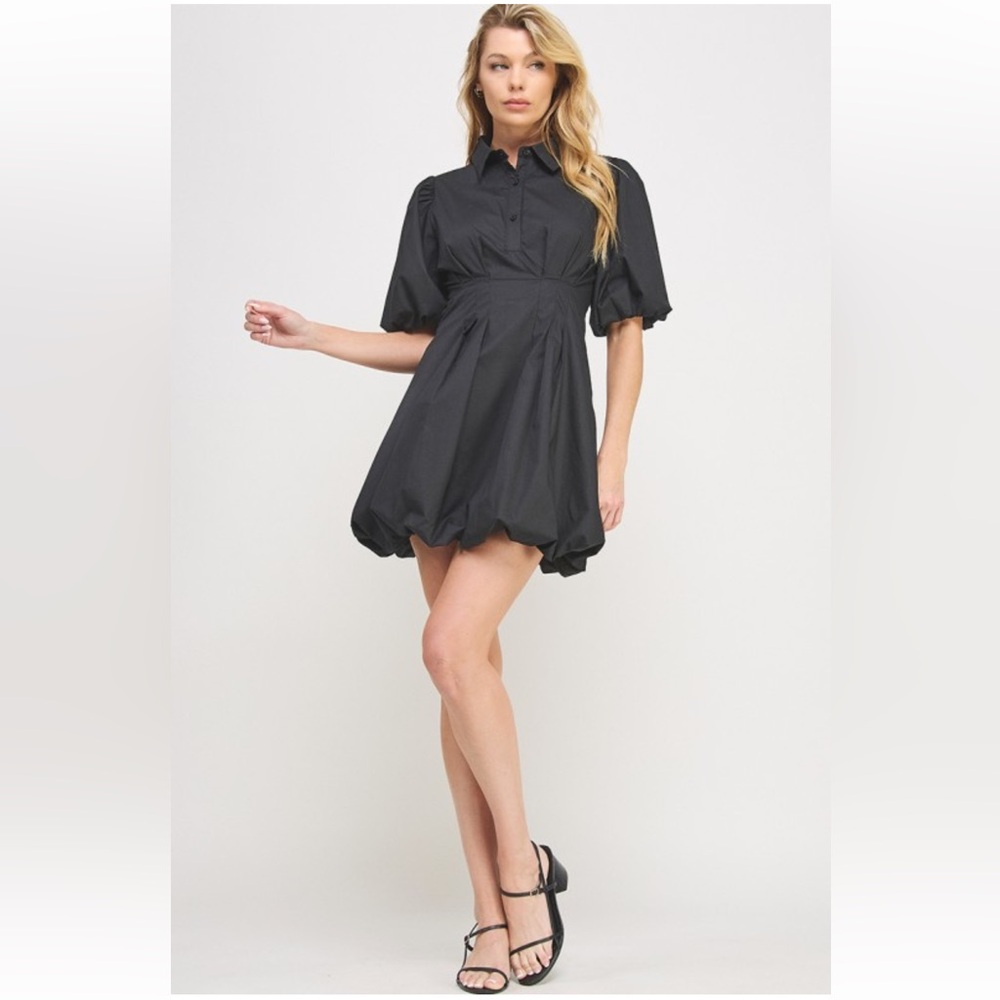 Bubble Pop Shirt Mini Dress NWT